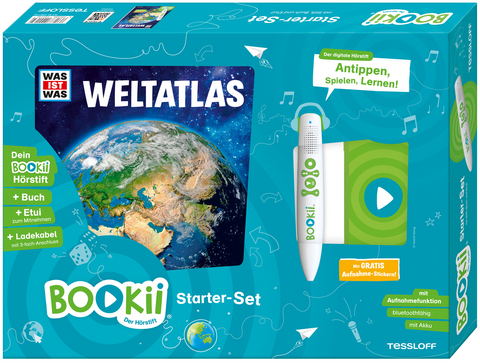 BOOKii® Starter-Set WAS IST WAS Weltatlas - Dr. Manfred Baur