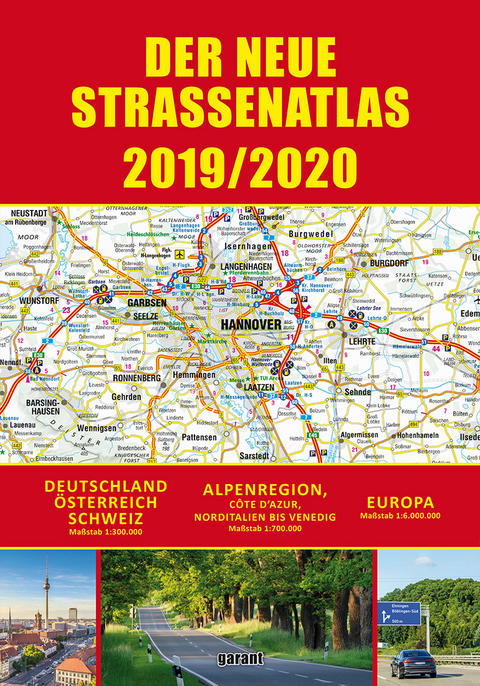 Straßenatlas 2019/2020 Deutschland/Europa