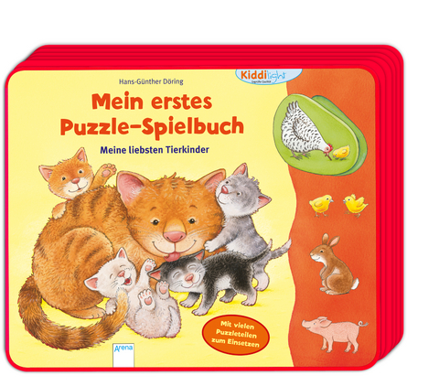 Mein erstes Puzzle-Spielbuch. Meine liebsten Tierkinder - Hans-Günther Döring