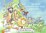 5er-Pack: Mal die Bibel bunt - Als Gott Himmel und Erde machte - Volker Konrad