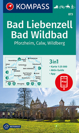 KOMPASS Wanderkarte Bad Liebenzell, Bad Wildbad - KOMPASS-Karten GmbH