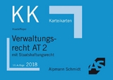 Karteikarten Verwaltungsrecht AT 2 - Haack, Claudia; Pieper, Hans-Gerd