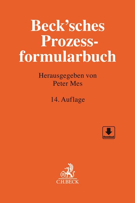 Beck'sches Prozessformularbuch - 