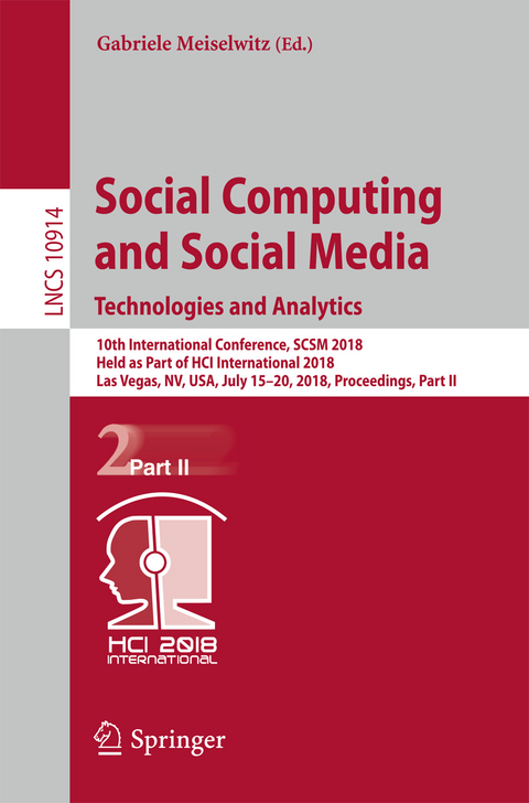 Social Computing and Social Media. Technologies and Analytics - 