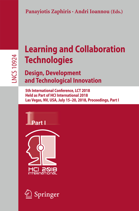 Learning and Collaboration Technologies. Design, Development and Technological Innovation - 