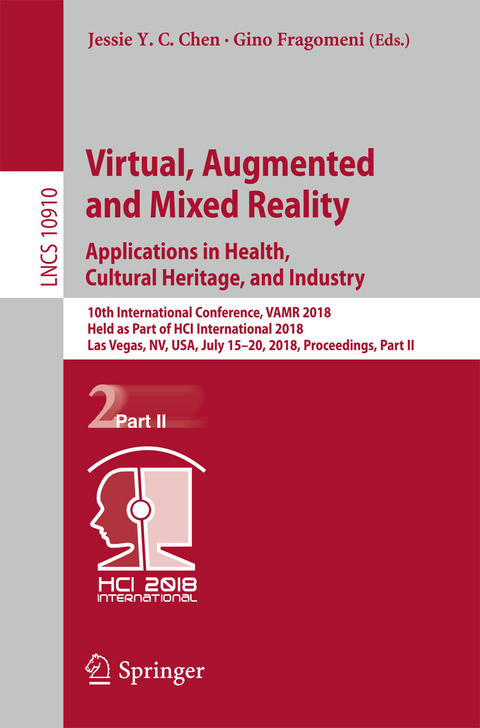 Virtual, Augmented and Mixed Reality: Applications in Health, Cultural Heritage, and Industry - 