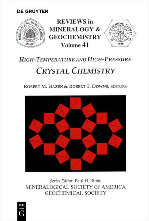 High-Temperature and High Pressure Crystal Chemistry - 