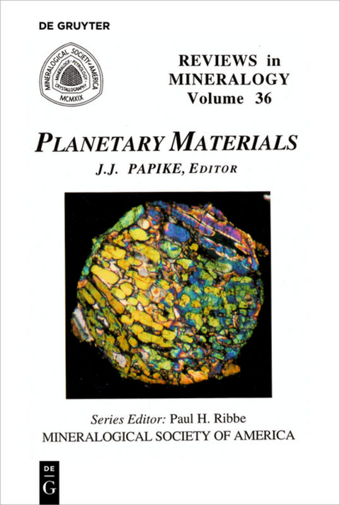 Planetary Materials - 