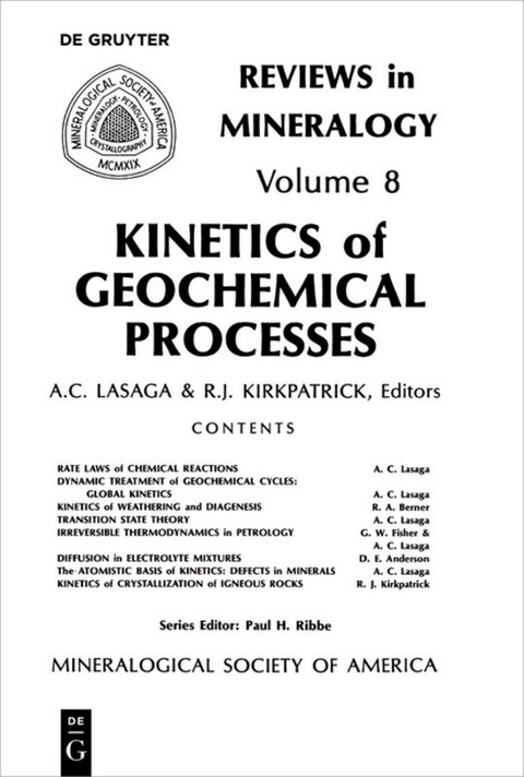 Kinetics of Geochemical Processes - 