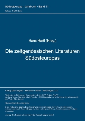 Die zeitgenössischen Literaturen Südosteuropas - 