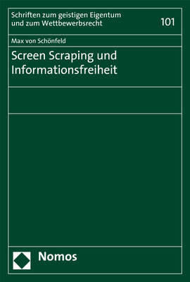 Screen Scraping und Informationsfreiheit - Max von Schönfeld