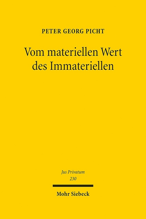 Vom materiellen Wert des Immateriellen - Peter Georg Picht