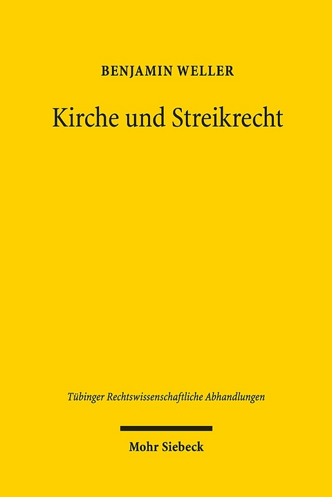 Kirche und Streikrecht - Benjamin Weller