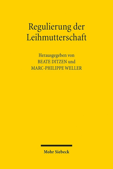 Regulierung der Leihmutterschaft - 