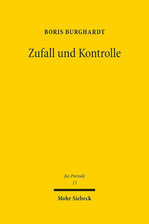 Zufall und Kontrolle - Boris Burghardt