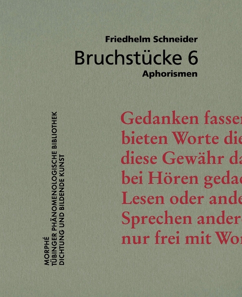 Bruchstücke 6 - Friedhelm Schneider