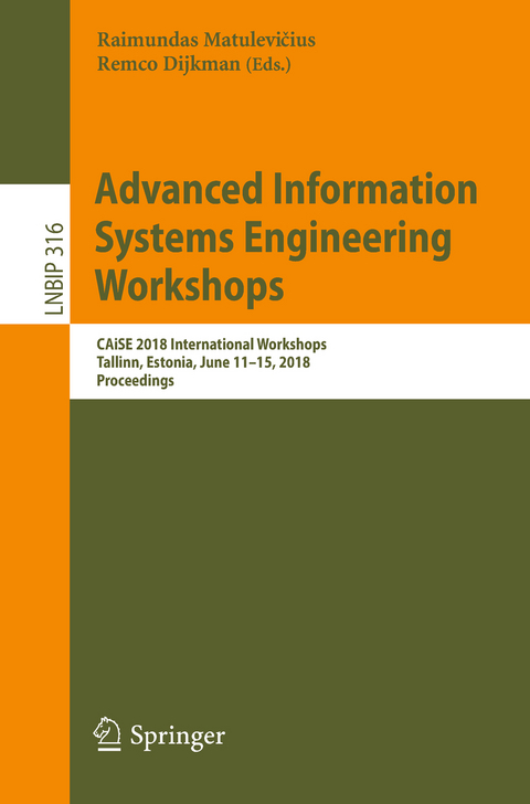 Advanced Information Systems Engineering Workshops - 