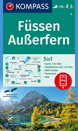 KOMPASS Wanderkarte Füssen, Außerfern - KOMPASS-Karten GmbH