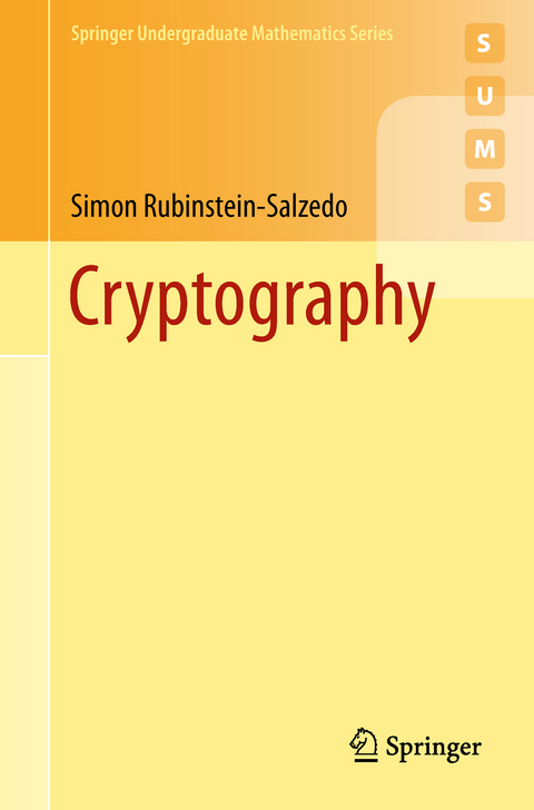 Cryptography - Simon Rubinstein-Salzedo