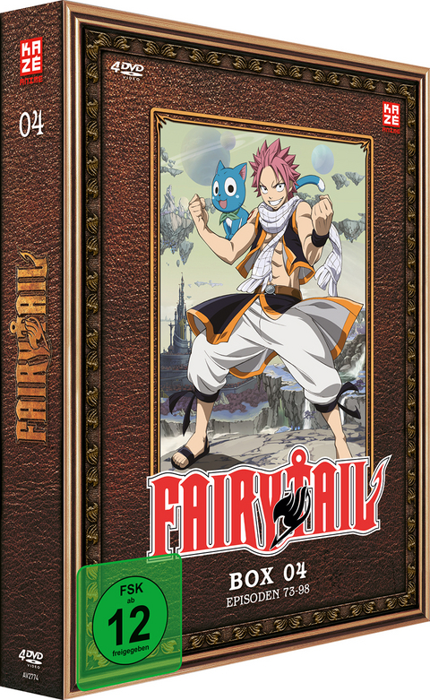 Fairy Tail - TV-Serie - DVD Box 4 (Episoden 73-98) (4 DVDs) - Shinji Ishihira