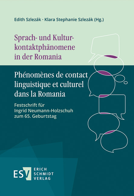 Sprach- und Kulturkontaktphänomene in der Romania – Phénomènes de contact linguistique et culturel dans la Romania - 