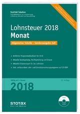 Tabelle, Lohnsteuer 2018 Monat - Sonderausgabe Juli - 