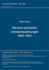 Deutsch-polnische Literaturbeziehungen 1800-1850 - Peter Drews