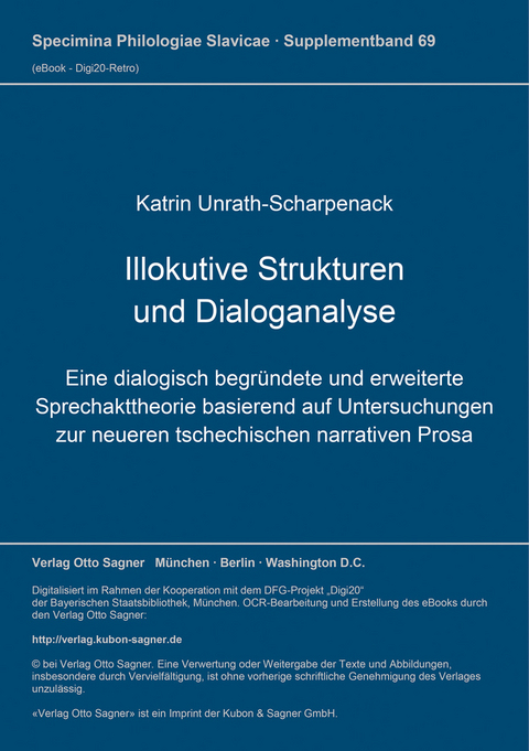 Illokutive Strukturen und Dialoganalyse - Katrin Unrath-Scharpenack