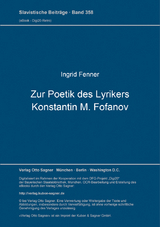 Zur Poetik des Lyrikers Konstantin M. Fofanov - Ingrid Fenner