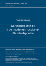 Der modale Infinitiv in der modernen russischen Standardsprache - Florence Maurice