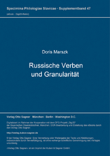 Russische Verben und Granularität - Doris Marszk