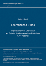 Literarisches Ethos - Anton Sergl