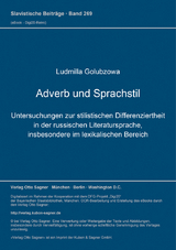 Adverb und Sprachstil -  Golubzowa  Ludmilla