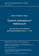 Epitome praeceptorum rhetoricorum - Olexa Horbatsch