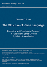 The Structure of Verse Language - Christine D. Tomei