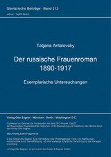 Der russische Frauenroman 1890-1917 - Tatjana Antalovsky