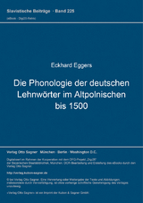 Die Phonologie der deutschen Lehnwörter im Altpolnischen bis 1500 - Eckhard Eggers