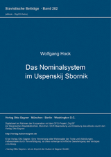 Das Nominalsystem im Uspenskij Sbornik - Wolfgang Hock