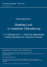 Goethes Lyrik in russischer Übersetzung - Ulrike Kahlenborn