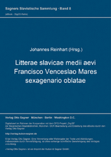 Litterae slavicae medii aevi Francisco Venceslao Mares sexagenario oblatae - 