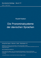 Die Pronominalsysteme der slavischen Sprachen - Rudolf Kattein