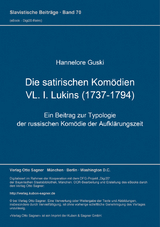 Die satirischen Komödien VL. I. Lukins (1737-1794) - Hannelore Guski