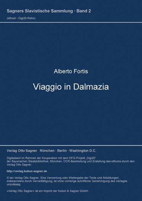 Viaggio in Dalmazia - Alberto Fortis