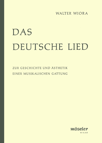 Das deutsche Lied - Walter Wiora