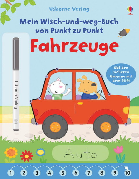 Mein Wisch-und-weg-Buch von Punkt zu Punkt: Fahrzeuge - Felicity Brooks