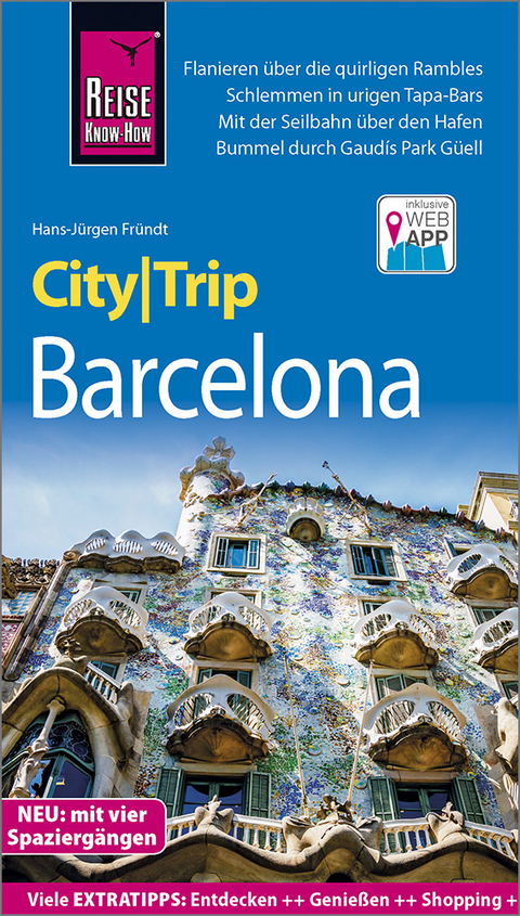 Reise Know-How CityTrip Barcelona mit 4 Stadtspaziergängen - Hans-Jürgen Fründt