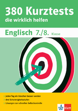 Klett 380 Kurztests Englisch 7./8. Klasse - 