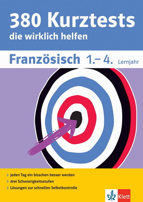 Klett 380 Kurztests Französisch 1.-4. Lernjahr