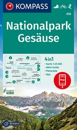 KOMPASS Wanderkarte 206 Nationalpark Gesäuse - 