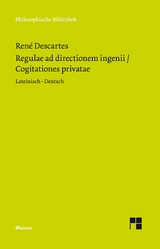 Regulae ad directionem ingenii. Cogitationes privatae - Descartes, René; Wohlers, Christian